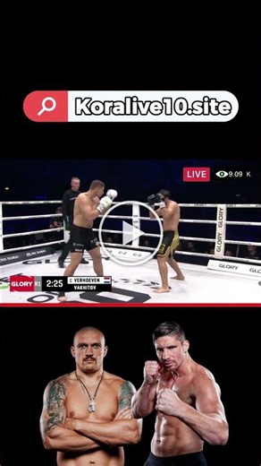 Rico Verhoeven vs Oleksandr Usyk LIVE Today | Heavyweight Fight 🔥 #ricoverhoeven #boxing