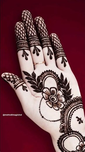 Mehndi Design | Beautiful Mehndi | Easy Mehndi Design | #MehndiDesign #shorts #hennastyle