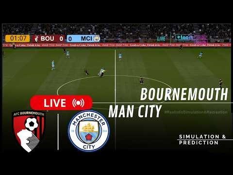 ⚽ Bournemouth 1 vs 1 Manchester City: Match Highlights | Premier League 25-26 Simulation/Recreation