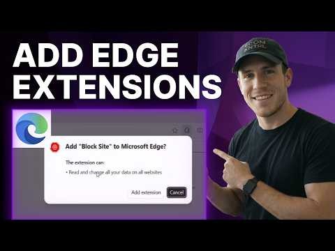 How to Add Microsoft Edge Extensions (2026) | Step-by-Step