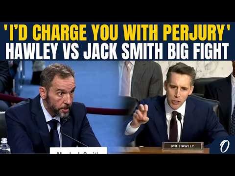 'I’d Charge You With Perjury': Hawley CONFRONTS Jack Smith For Trump Jan 6 Riot Investigation