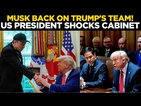 Donald Trump Live | Musk–Trump Bromance Reignites? | US President’s Big Bombshell | White House