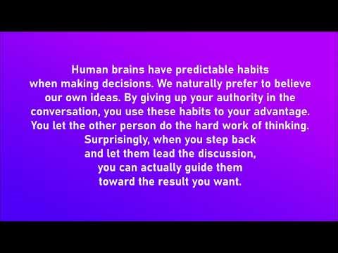 Winning Arguments by Giving Up Control with Open Questions