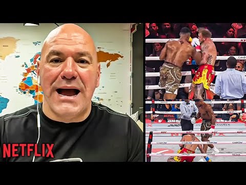 “KARMA'S A B*TCH!” Dana White REACTION to Jake Paul KNOCKED OUT in Anthony Joshua FIGHT!