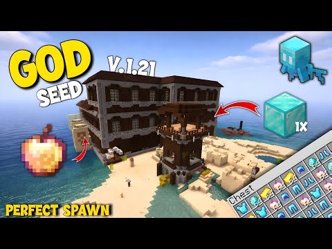Minecraft Best Survival Seed Bedrock Edition & Java Edition 1.21 😍