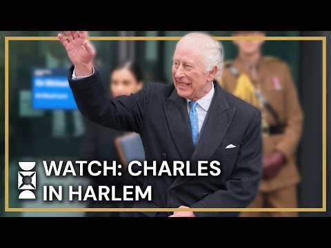 LIVE: King Charles Visits Community Organisation In Harlem