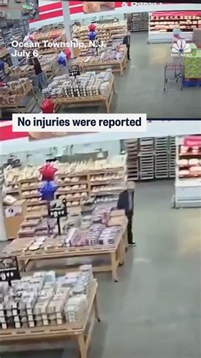 Video captures the moment a BJ's Wholesale Club roof collapsed during a rainstorm