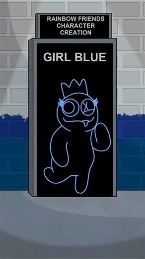 🌈 Blue Rainbow Friends Character Creation!