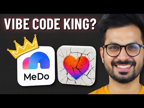 Best AI App Builder? MeDo Builds Frontend, Backend & Payments Automatically - VIBE CODING KING?