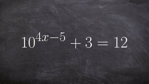 Use inverse operation to solve exponential equation without one to one property