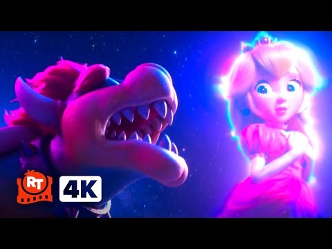 The Super Mario Bros. Movie (2023) 4K - Bowser Sings "Peaches" | Movieclips