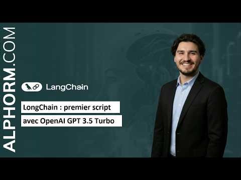 LongChain : premier script avec OpenAI GPT 3.5 Turbo