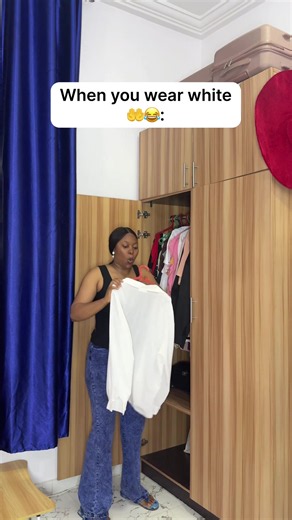Wearing Other Colors vs. White: The Relatable Fashion Struggle 😂