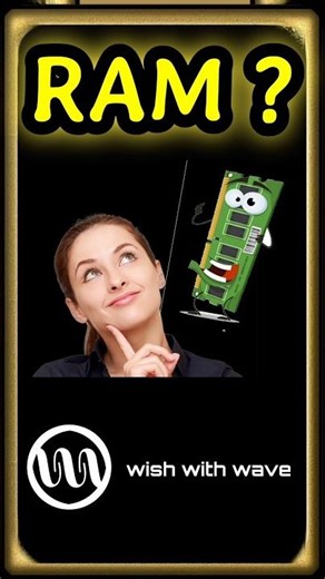 What is RAM? Explained in 30 Seconds ⚡ | Why Your PC is Slow!