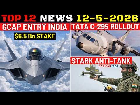 Indian Defence Updates : GCAP 6th Gen Entry,Tejas MK1A Delayed,C295 Rollout,220 Next-Gen Air Defence