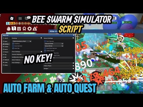 Bee Swarm Simulator Script *NO KEY* - Auto Farm, Auto Sprinkler, Auto Dig, Auto Quest & More!