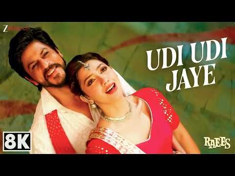 Udi Udi Jaye - 8K Video | Shah Rukh Khan | Raees | Sukhwinder Singh, Bhoomi Trivedi | Navratri Song