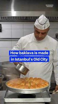 Here's how nearly 30 varieties of #baklava are made at Hafiz Mustafa in #Istanbul.