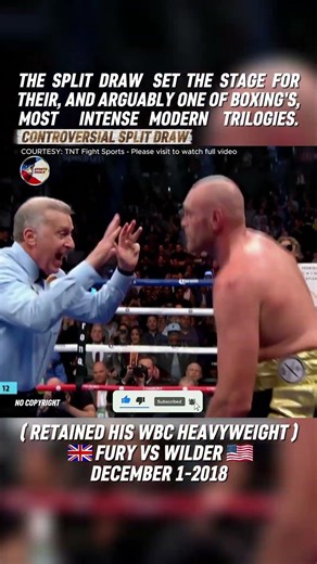 TYSON FURY VS DEONTAY WILDER 1 HIGHLIGHTS | #deontaywilder #tysonfury #boxing