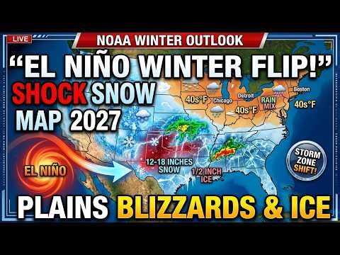 2027's Winter Shock El Niño's Snow Map Redraw!