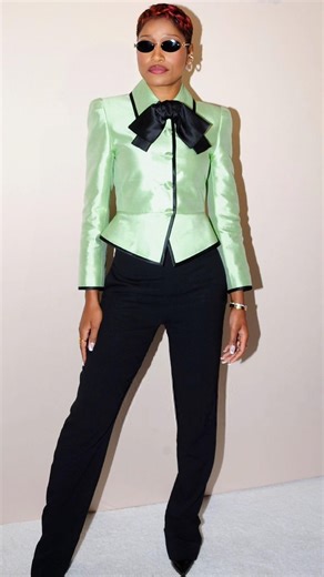 Keke Palmer Boss Chić Look @ Cult100 Gala 2026 #kekepalmer #fashionpolice #cult100 #valentino