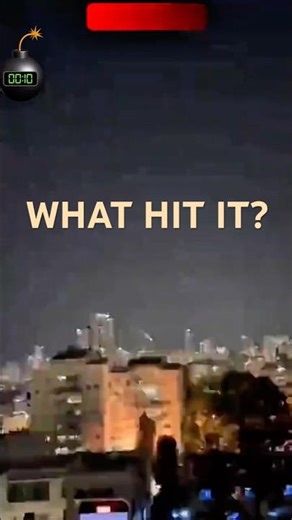 Night Fire After Missile Strike? High-Rise Burns as Panic Spreads 🚨🔥