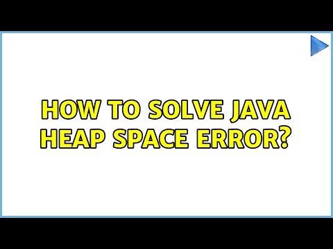 How to solve Java heap space error?