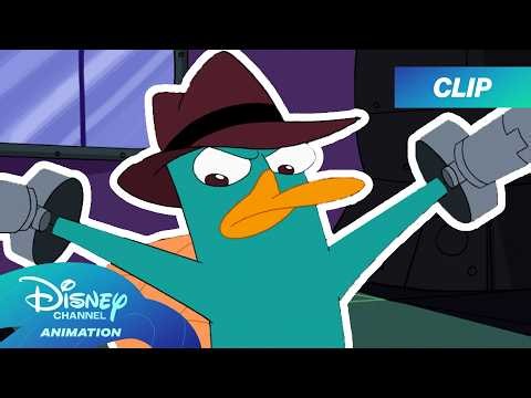 Perry the Platypus Stops Dr. Doof's Evil Plans! 😈💙  | Phineas and Ferb | @disneychannelanimation