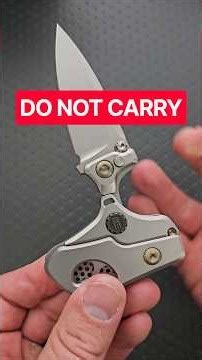 Knives You Will RARELY See People Carrying!!