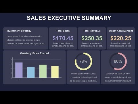 Sales Executive Summary PowerPoint and Google Slides Template