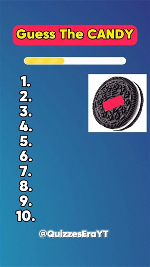 Can You Guess These 10 Candies by Picture? 🍬 Only 1% Get All 10! #shorts