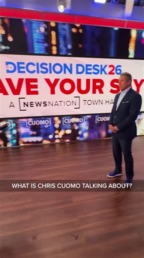 Your voice. Your questions. Have your say before the midterms. Join Chris Cuomo for a live, nationwide conversation about the issues shaping this election. Decision Desk 2026: Have Your Say Tuesday, October 13 at 8p/7C, only on NewsNation.