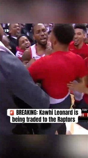 KAWHI IS GOING BACK TO TORONTO 😱