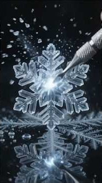This Crystal Snowflake ASMR Is Mesmerizing! ❄️💎 #shorts