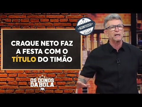 Craque Neto comemora o tetra da Copa do Brasil | Aconteceu Na Semana