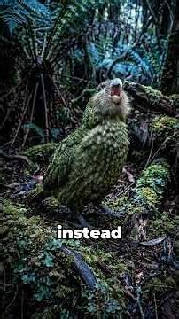 This Kakapo Does Everything Wrong... And It Works #wildlife #nature #shorts