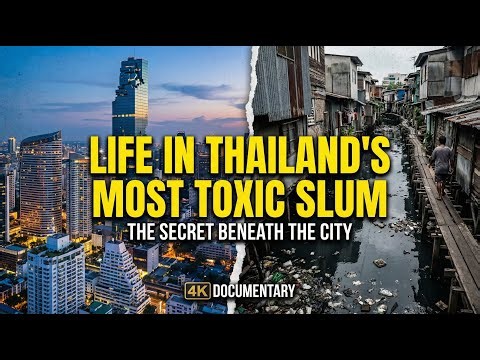 Life in the POOREST Slum in Thailand: LIVING on TOXIC SEWAGE | Travel Documentary
