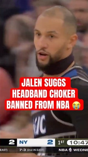 Jalen Suggs got THIS BANNED from NBA 😅