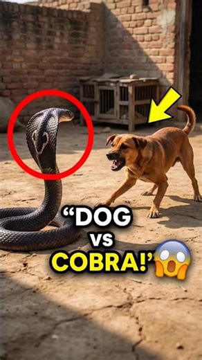 Dog Faces Deadly Cobra… What Happens Next Is Shocking 😳🐍🐶#shorts #animals