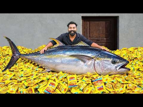 1000 Maggie With Big Tuna Fish | മീൻ മ്യാഗി | M4 Tech |
