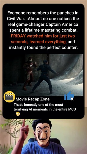 Iron Man's AI Beat Captain America in 2 Seconds 😱 | Civil War Detail