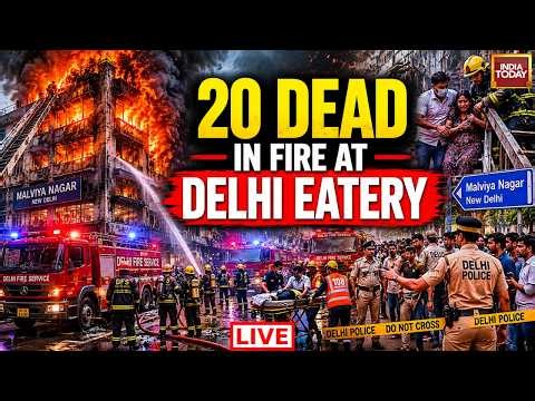 Delhi Malviya Nagar Fire News Live: Fire At Delhi's Malviya Nagar Restaurant | Ground Report Live