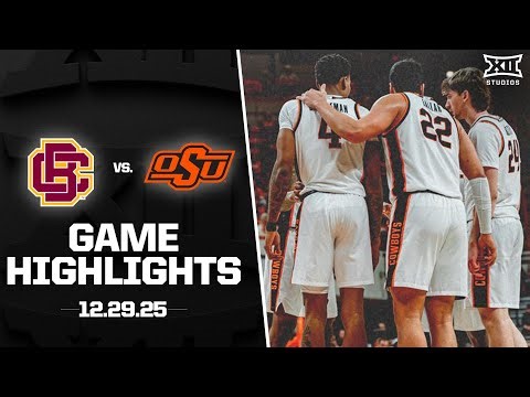 Bethune Cookman vs. Oklahoma State Game Highlights | 2025-26 Big 12 Men’s Basketball