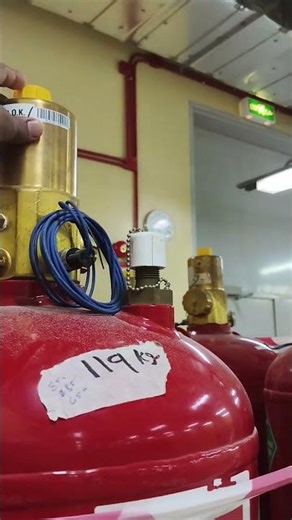 NEW FIRE SUPERVISORY SYSTEM INSTALLATION NOVEC1230 120KG ALL PEOPLE AREA, EQUIPMENT SAFETY FIRST.