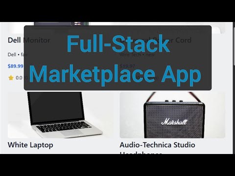 Full-Stack Marketplace App Demo (React, Node.js, PostgreSQL) | End-to-End System 
