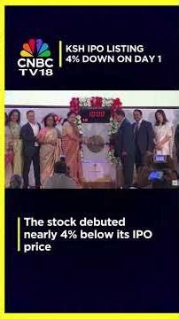 KSH International IPO Listing | Shares List At 4% Discount | N18S | CNBC TV18