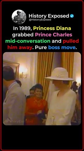The Moment Princess Diana Did a Boss Move 👑😤