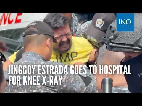 Jinggoy Estrada goes to hospital for knee x-ray
