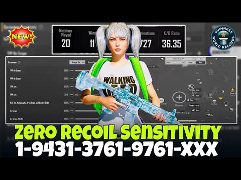PUBG 4.3 Update Best Sensitivity Code | No Recoil Settings 2026 🚀