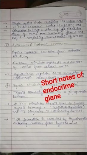 This video help to learn endocrine system with short notes